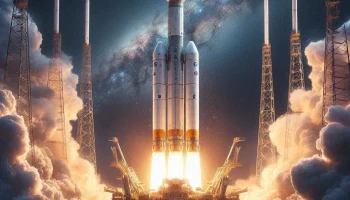 Українці спостерігали пролет другої ступені ракети Ariane 6