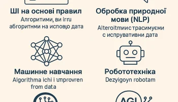Типи штучного інтелекту: сучасні підходи та перспективи розвитку